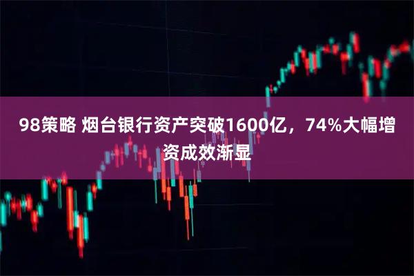 98策略 烟台银行资产突破1600亿，74%大幅增资成效渐显